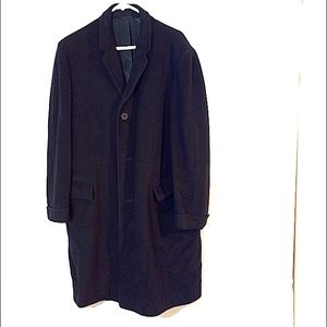 Vintage Cashmere Haarubian Hand Taylored Overcoat Chest48